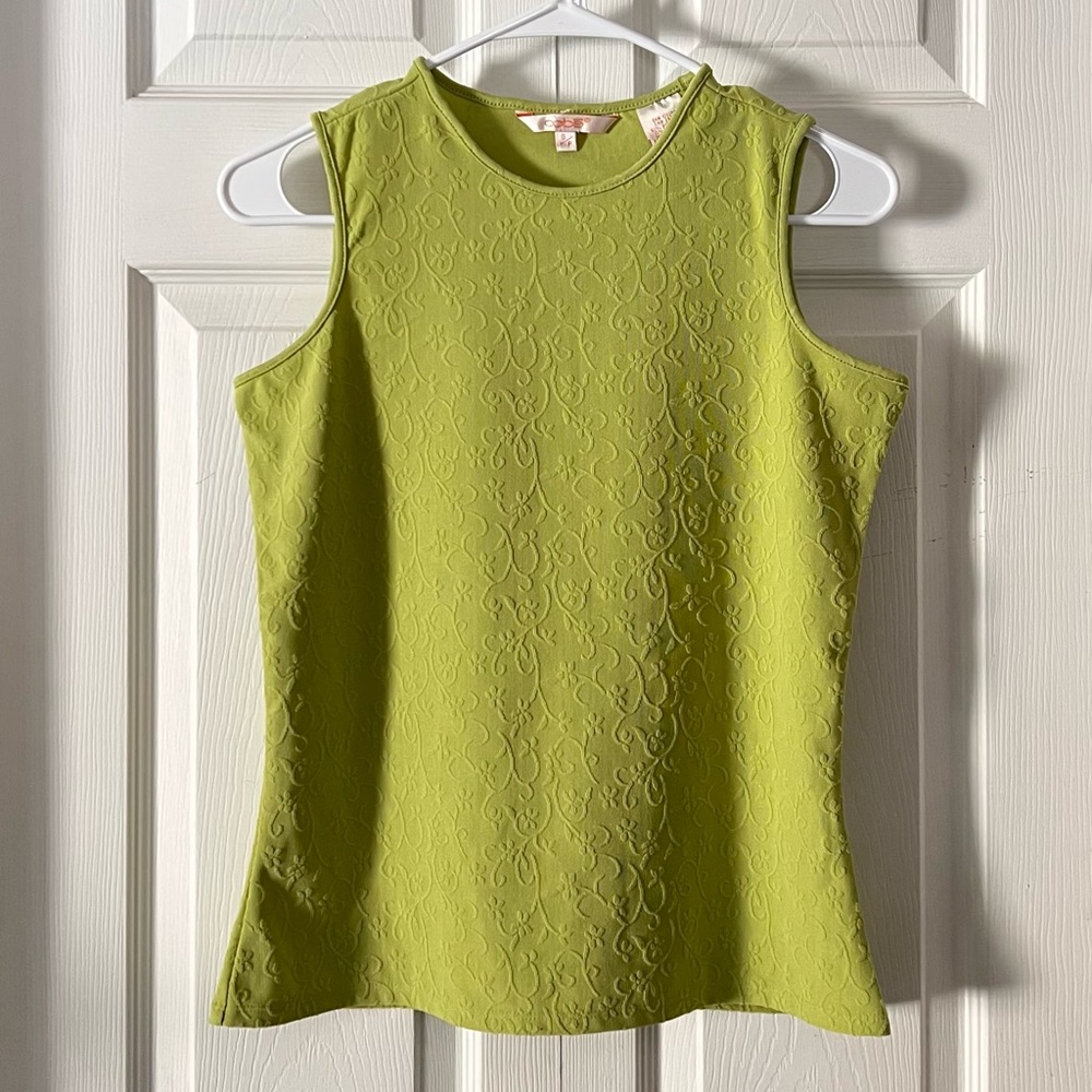 Oobe High Neck Floral Tank Top
